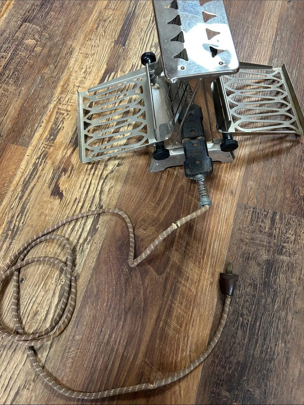 Vintage 1914 Westinghouse Stainless Steel Toaster Slot Rack - Silver